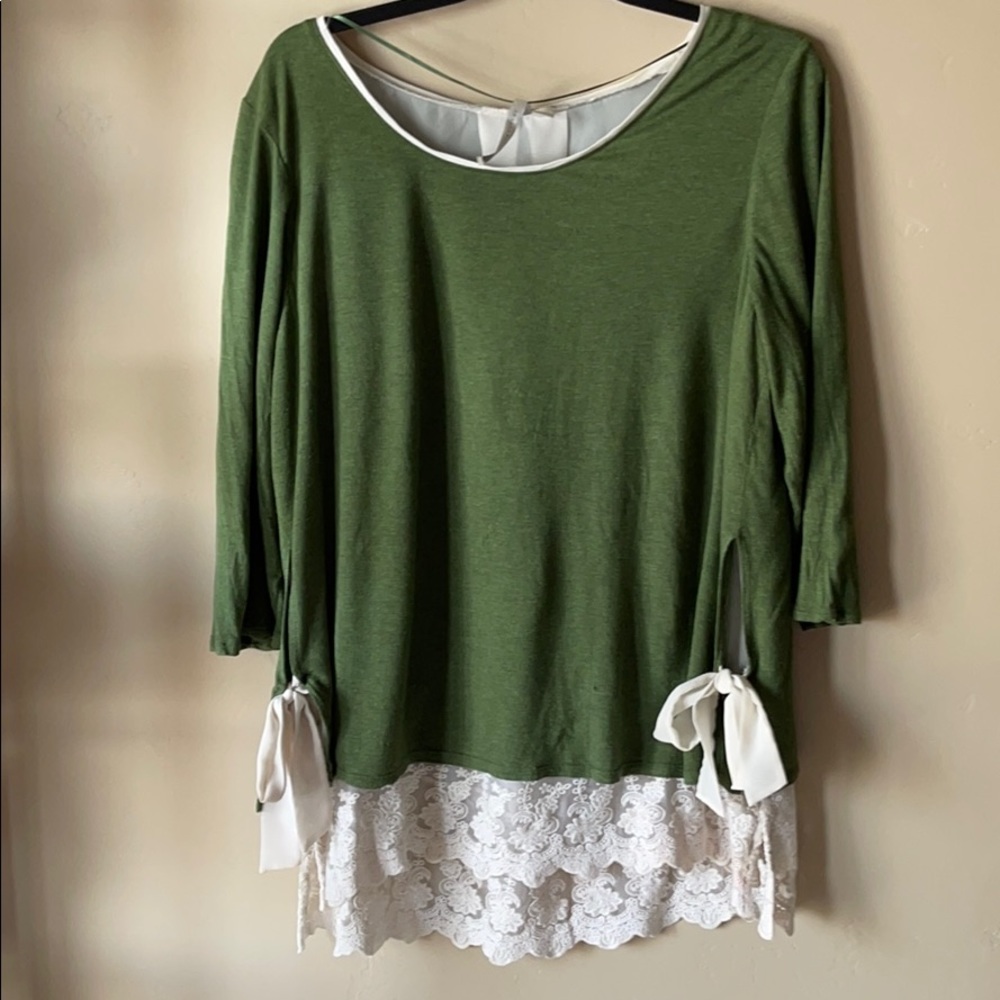 💕FINAL💕 Lauren Conrad 3/4 Slve Tunic Top XXL GC